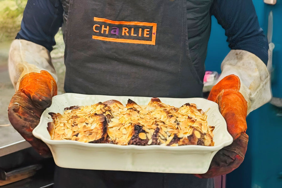 Croissant Bread and Butter Pudding