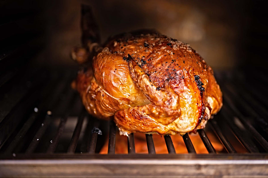 Roast Chicken with Dauphinoise Potatoes and Roasted Carrots