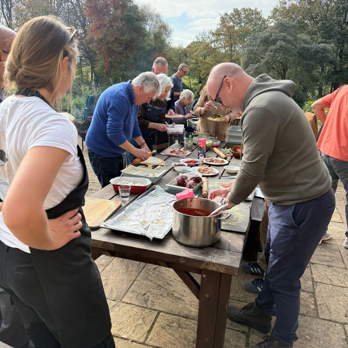 Hands-on cookery session at the South American foodie retreat in Cornwall