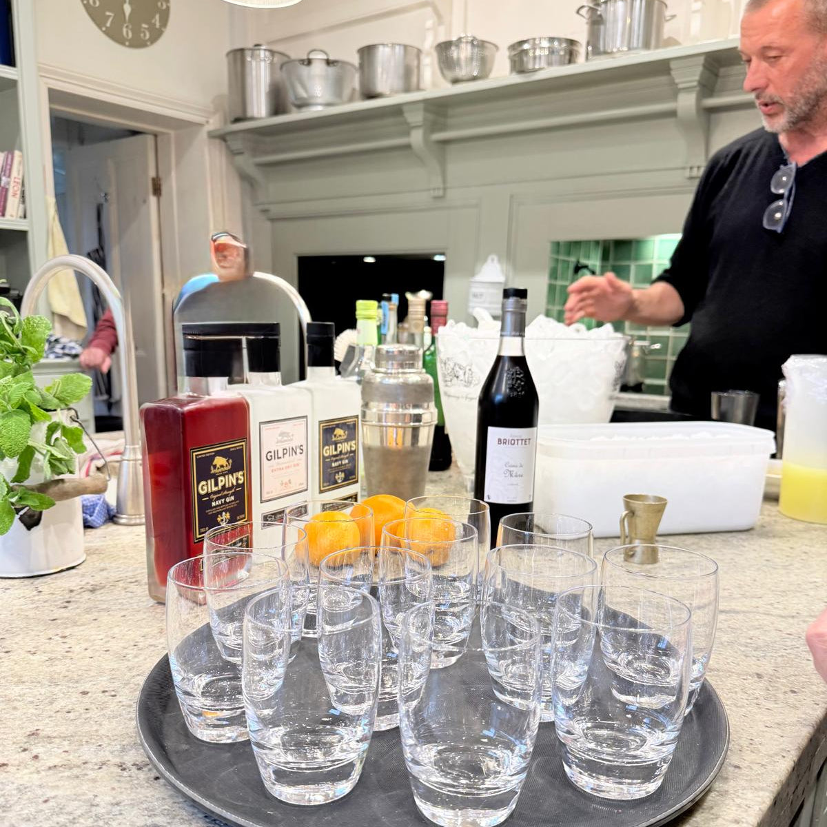 Gilpins gin cocktail masterclass at the Cornwall foodie weekend retreat