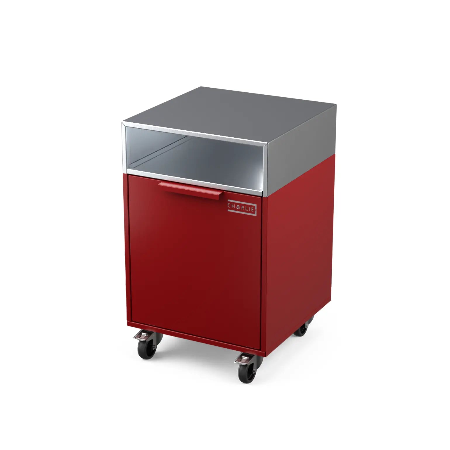 Double Drawer cabinet, angled view