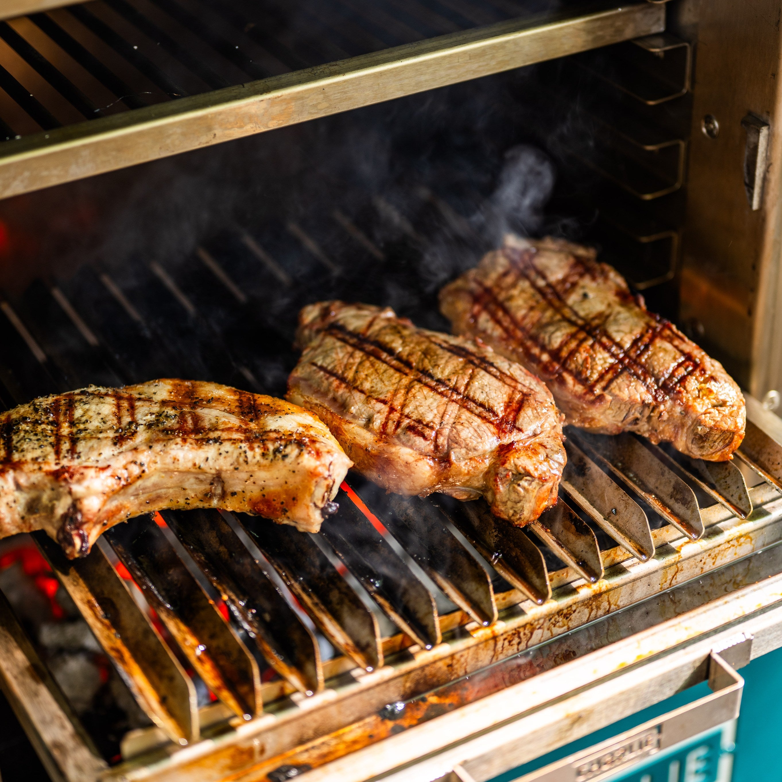 Argentine grill v shape for grilling steaks parrilla grill rack