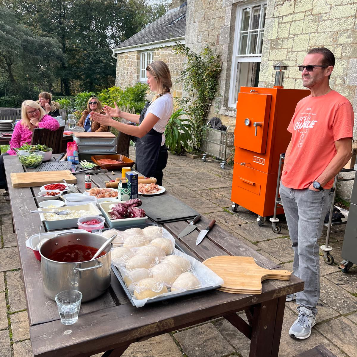 South American-inspired sharing feast at the Tresillian House retreat in Cornwall
