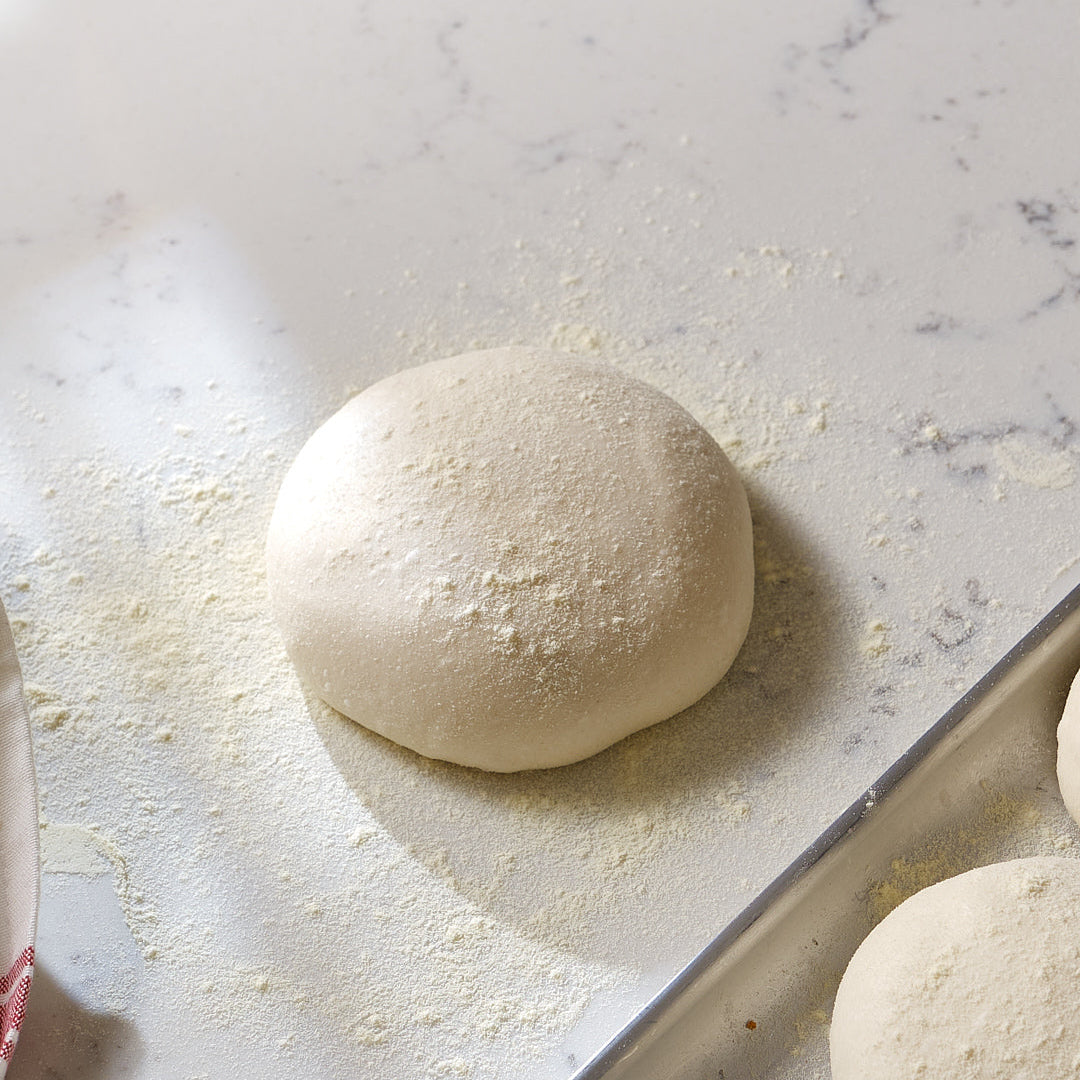 Frozen dough balls - once defrosted allow to rise and then shape.
