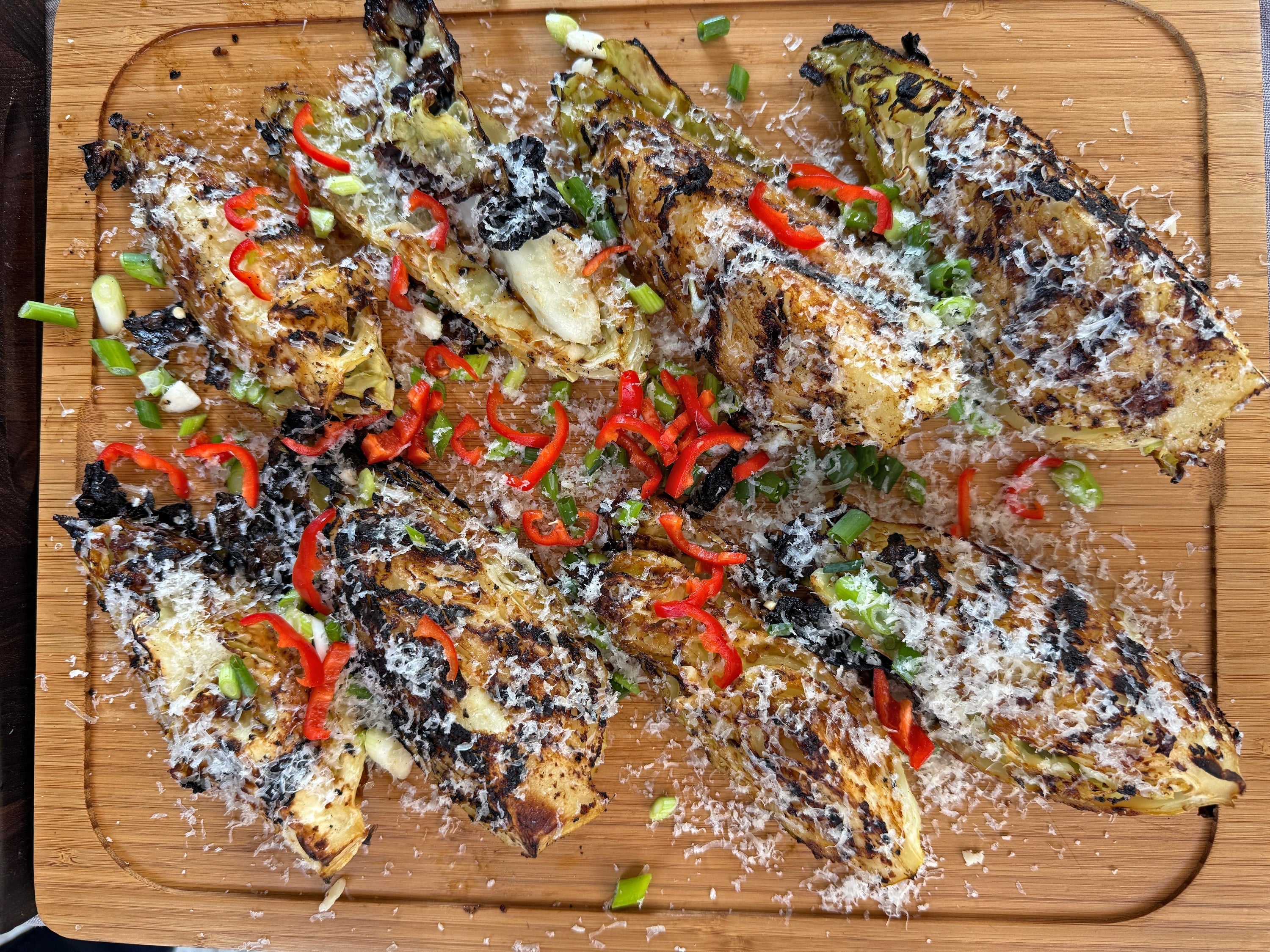 GRILLED ANCHO MISO CABBAGE