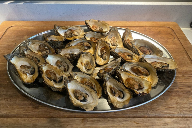Hot Smoked Oysters