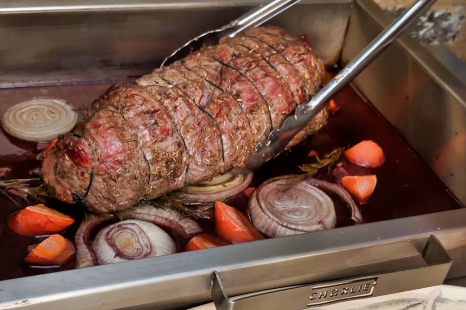 Topside of beef roast 