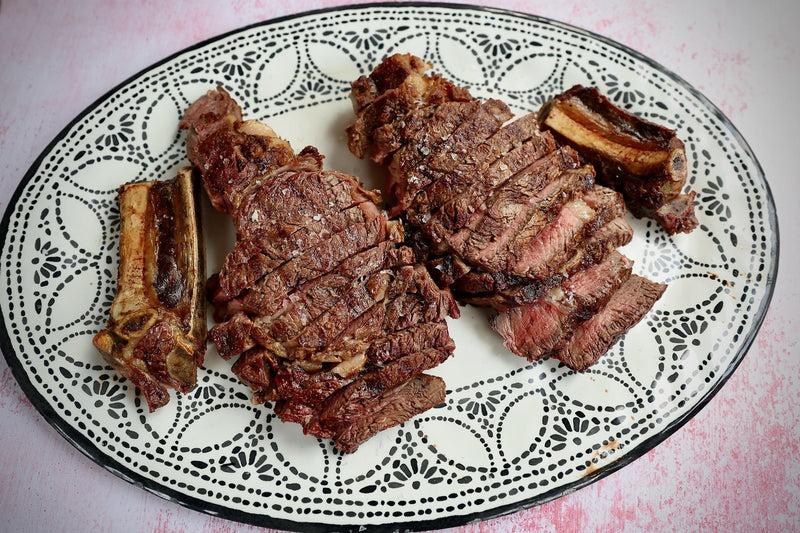 Chargrilled Ribeye Steak  with Salsa Roja by Chef Andrew Clarke