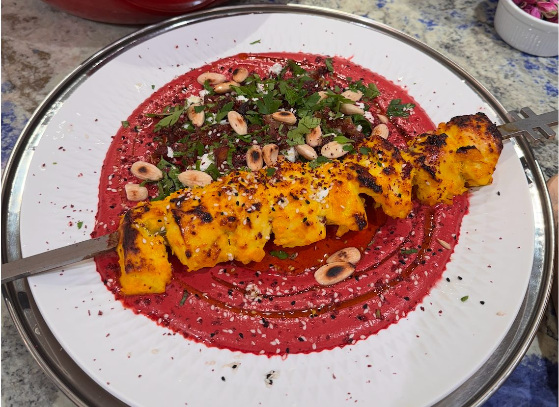 SAFFRON PERSIAN CHICKEN KEBABS