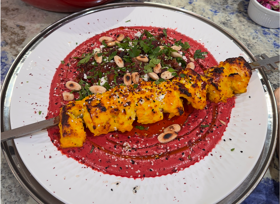 SAFFRON PERSIAN CHICKEN KEBABS