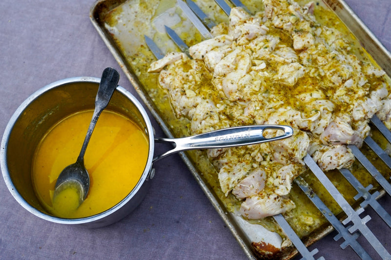 Chicken Souvlaki Grilled Skewers