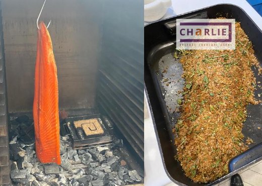 Cold-smoked Trout