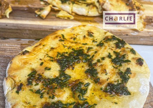 Flatbreads With Garlic Burnt Butter - Charlie Oven
