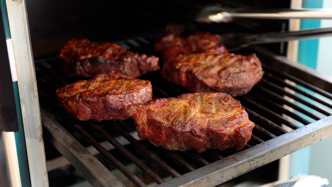 American BBQ Pork Shoulder Steaks with Carolina Sauce
