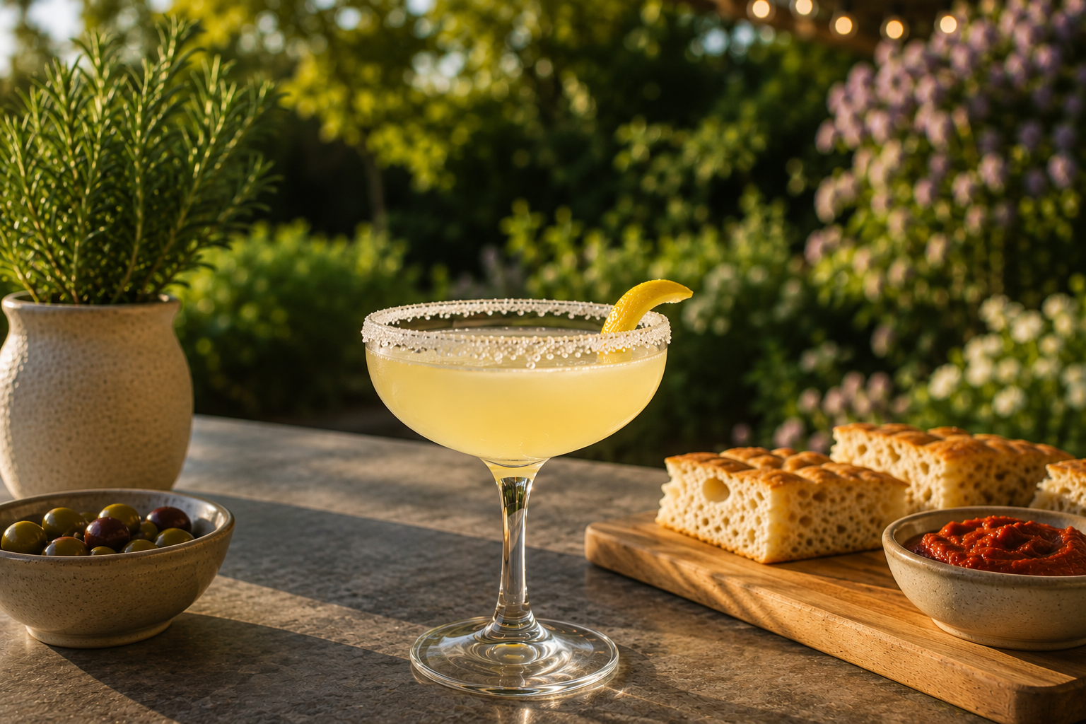 Gin Lemon Drop Cocktail
