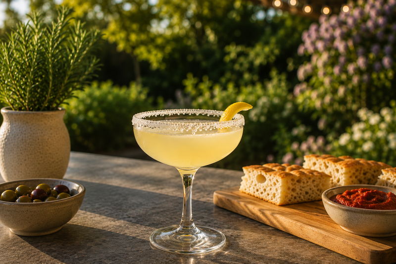 Gin Lemon Drop Cocktail