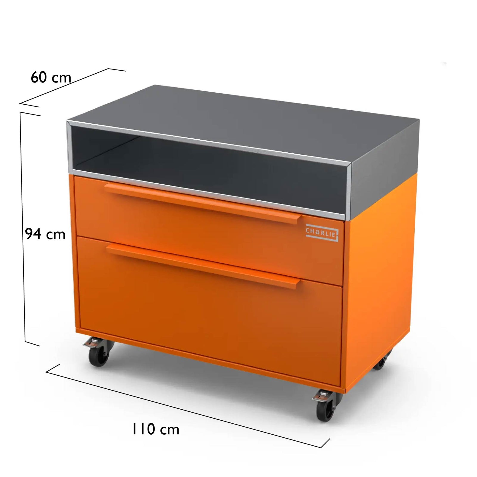 Two Drawer Base Cabinet