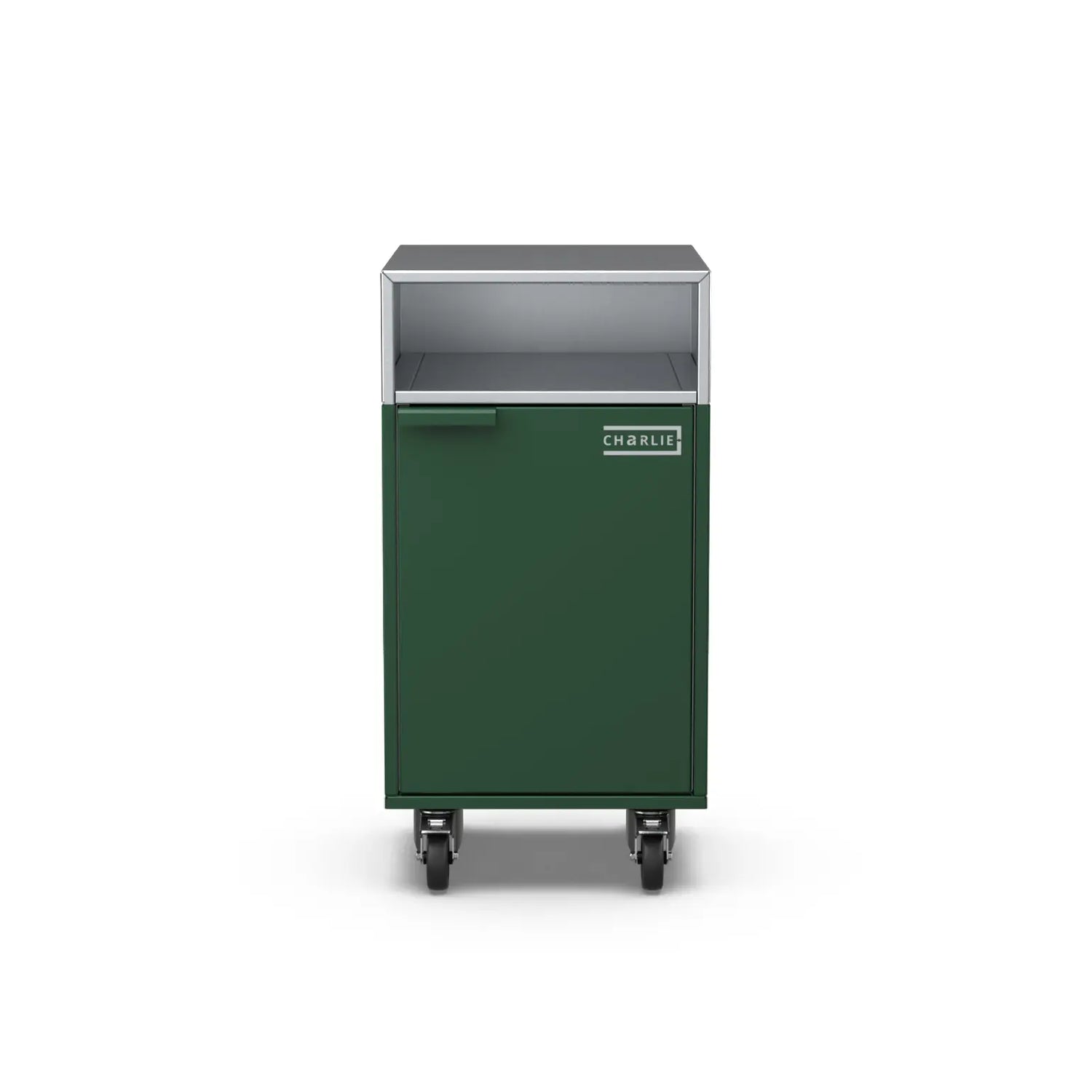 Accessory Cabinet in green chilli, front view