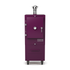 Charlie Charcoal Oven in beetroot, a deep purple, front view with the door closed 
