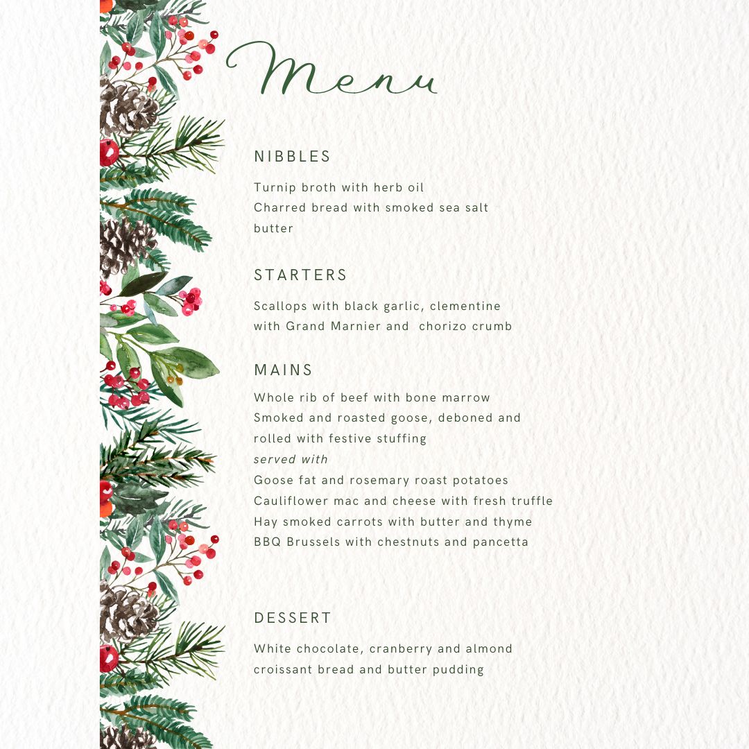 Christmas Festive Masterclass with Chef William Podbury