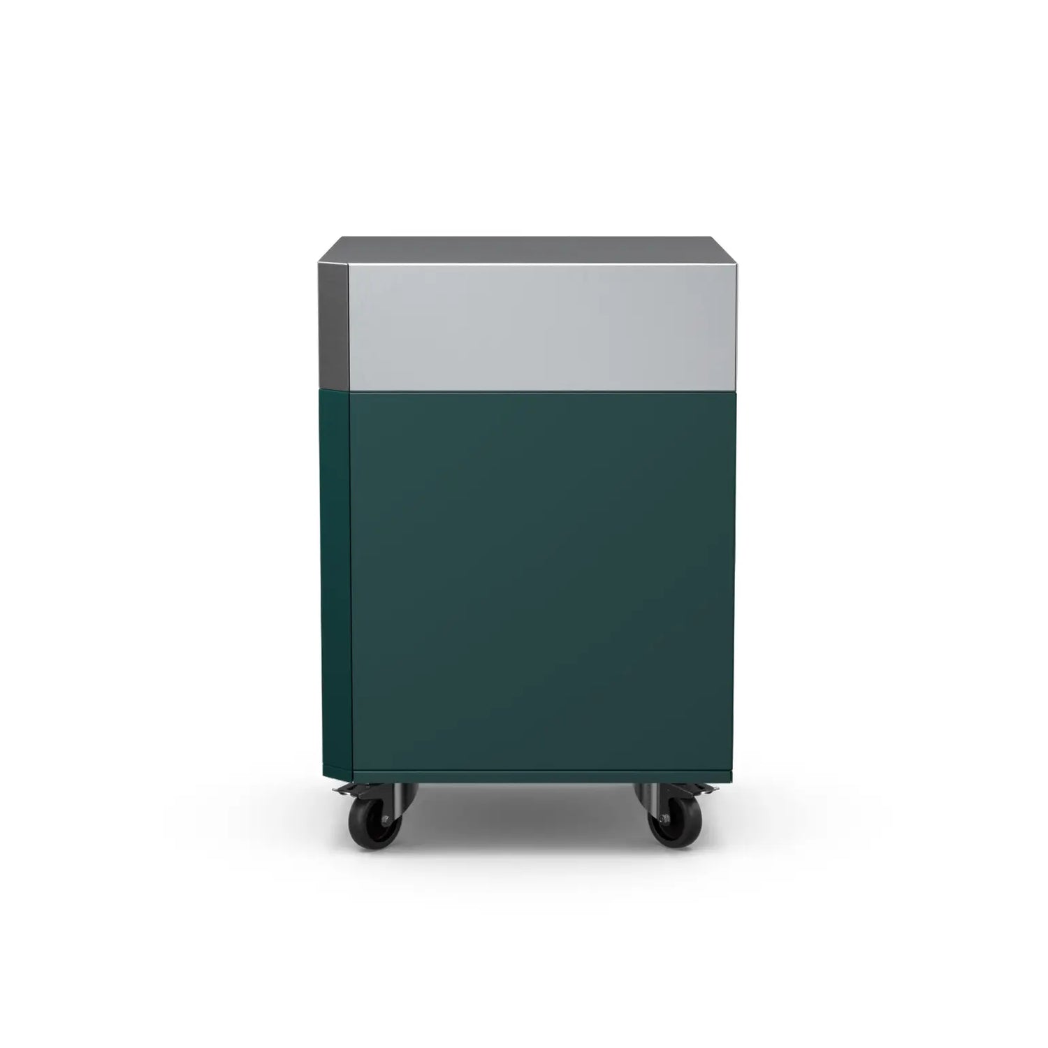 Corner Cabinet in agave sage green, front view