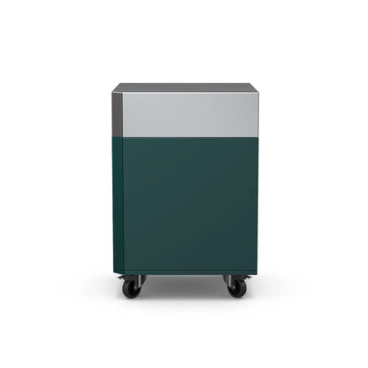 Corner Cabinet in agave sage green, front view