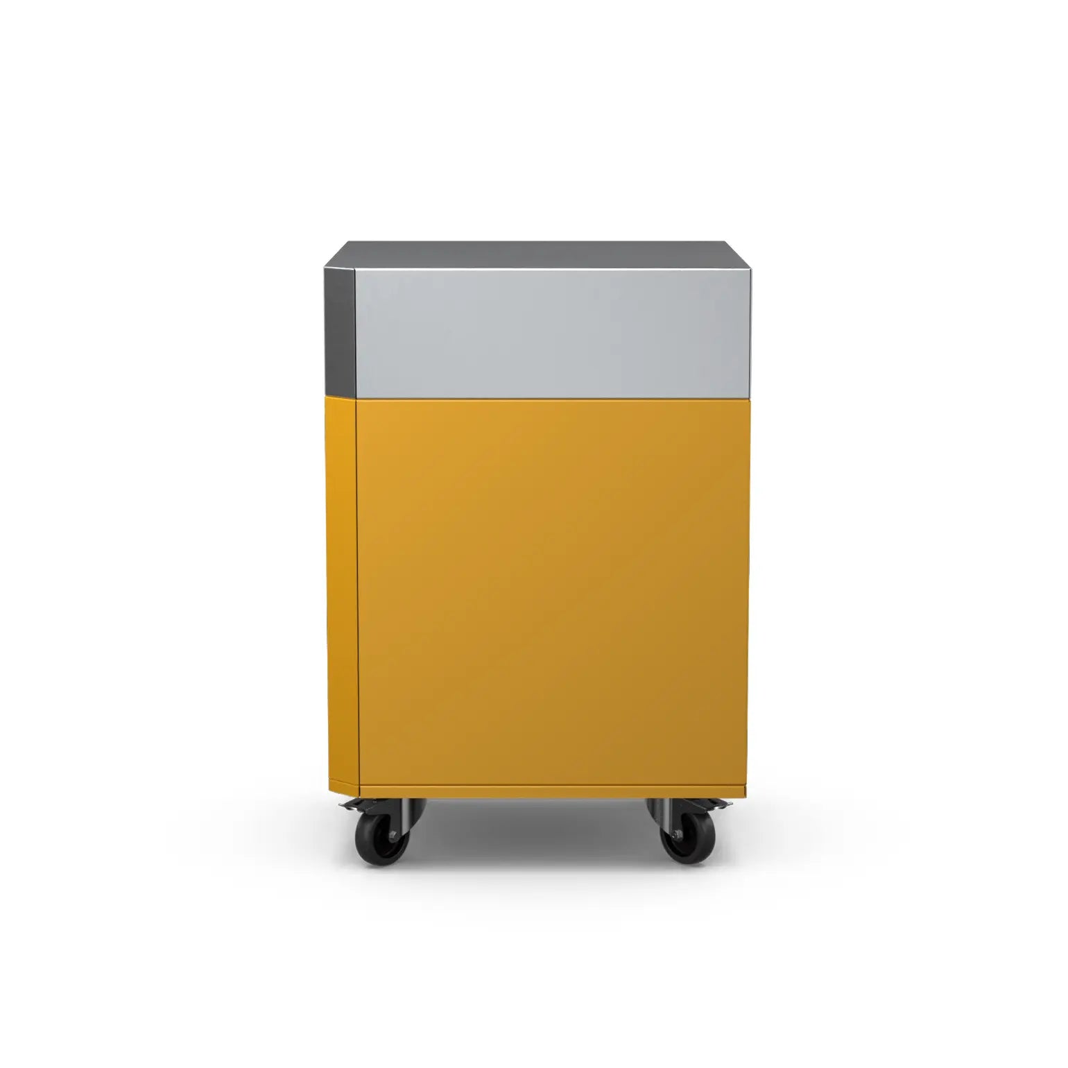 Corner Cabinet in honeycomb amber, front view