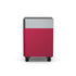 Corner Cabinet in rhubarb pink, front view 