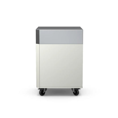 Corner Cabinet in truffle brown, front view