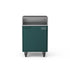 Base Cupboard Cabinet in Agave, a dark green-blue, straight front view 