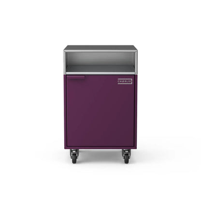 Base Cupboard Cabinet in Beetroot red, front view