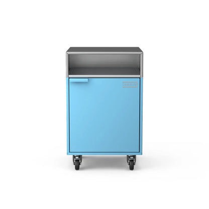 Base Cupboard Cabinet in Blue Marlin teal, front view