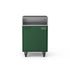 Base Cupboard Cabinet in Green Chilli, a deep green, front view 