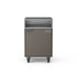 Base Cupboard Cabinet in Porcini, a grey with a brown tone, front view 