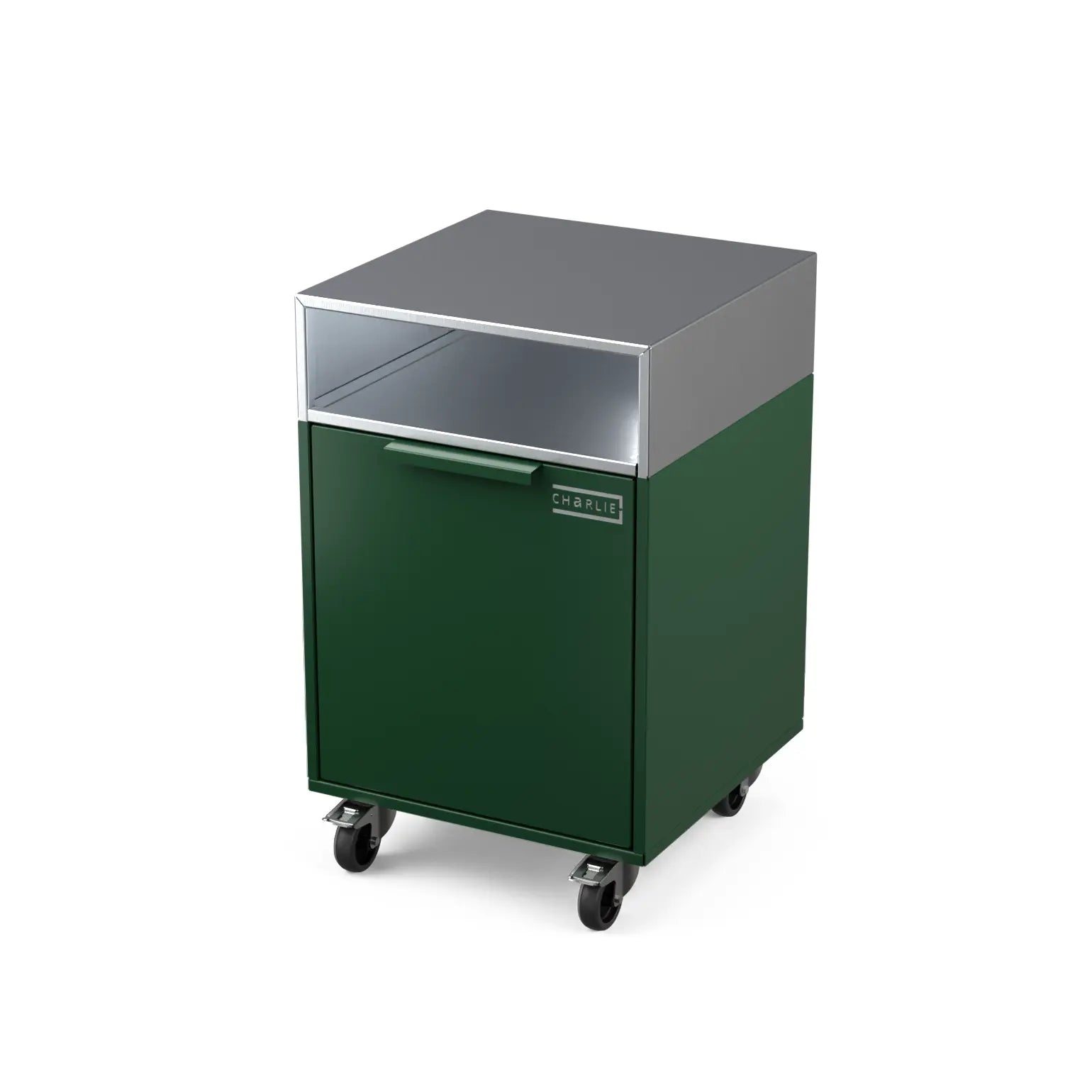 Double Drawer cabinet, angled view