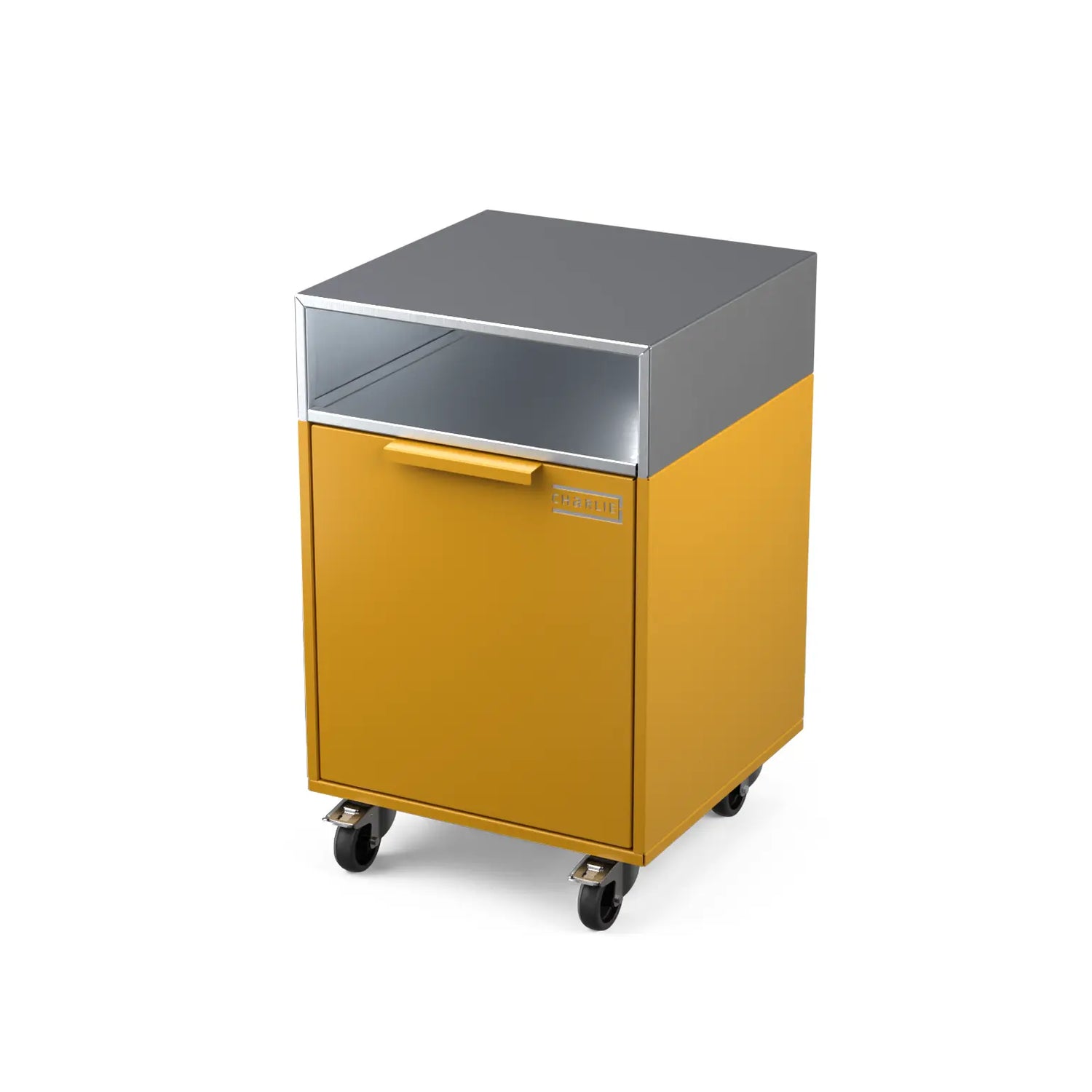 Double Drawer cabinet, angled view