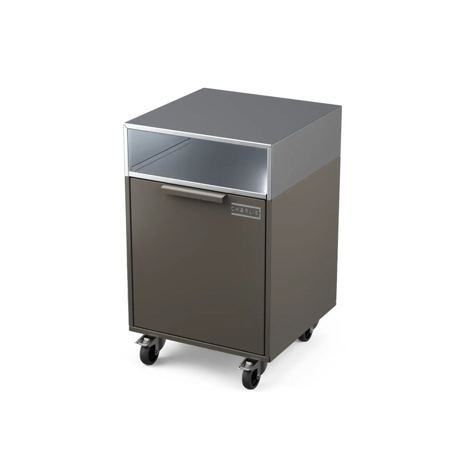 Double Drawer cabinet, angled view