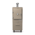 Charlie Charcoal Oven in nutmeg, a taupe brown, front view with the door closed 