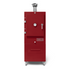 Charlie Charcoal Oven in dark cherry, front view on a white background 