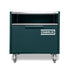 Cheeky Charlie Oven base cabinet in Agave, a dark green-blue, limited edition outdoor kitchen unit, front view 