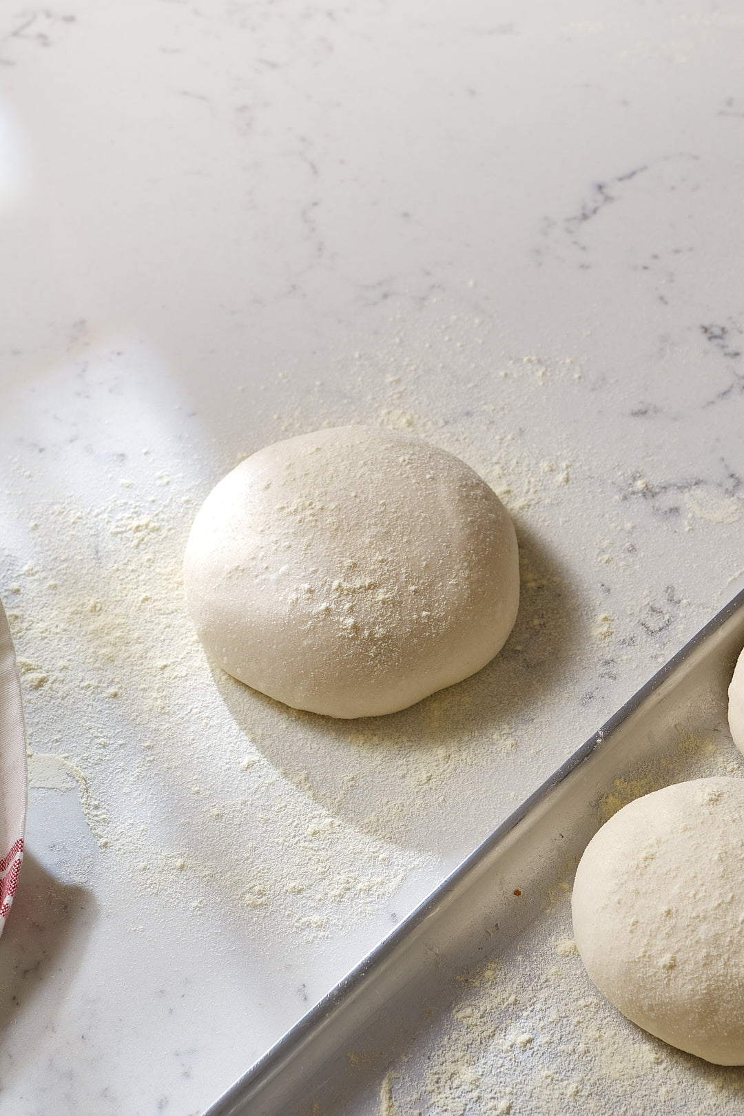Frozen dough balls - once defrosted allow to rise and then shape. 