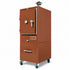 Professional Charlie Charcoal Oven in Cinnamon, three-quarter view, door closed