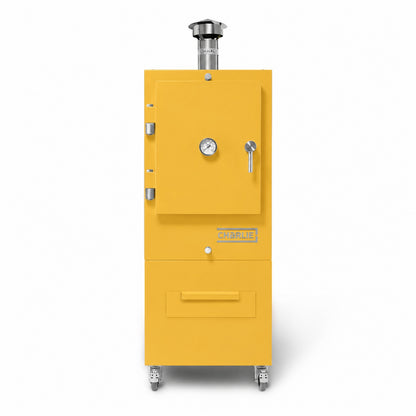 Professional Charlie Charcoal Oven in Honeycomb, front view, door closed