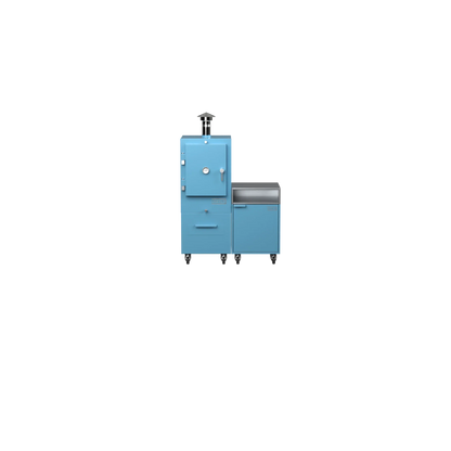 Blue marlin Straight Kitchen S2 modular outdoor kitchen, straight-on front view