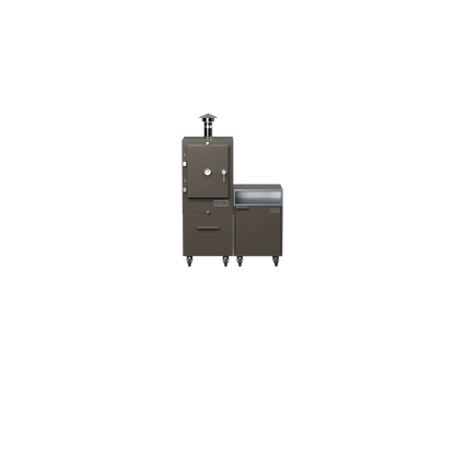 Porcini beige Straight Kitchen S2 modular outdoor kitchen, front-on view
