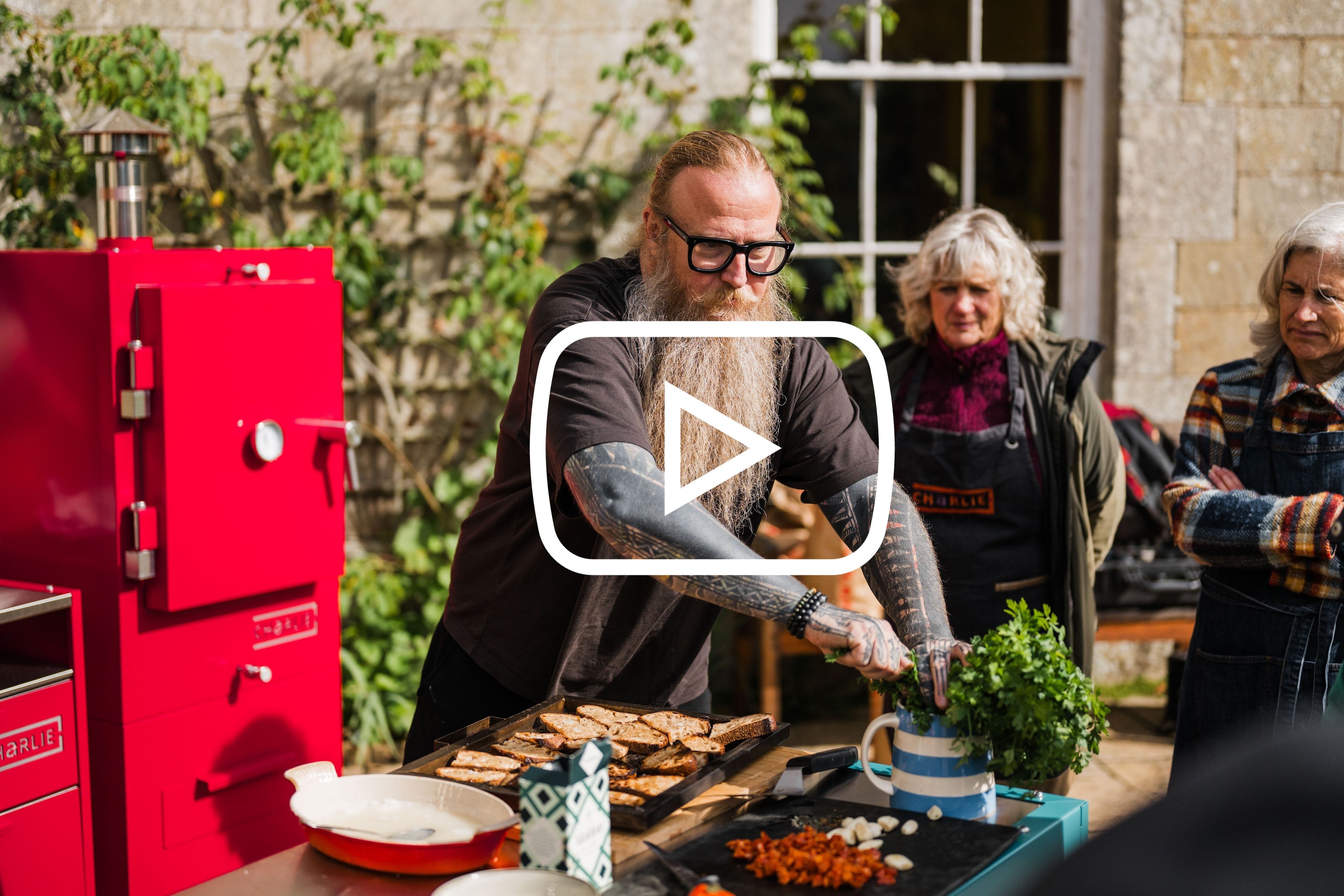Load video: Video from the Charlie Oven Retreat at Treesillian House, Cornwall