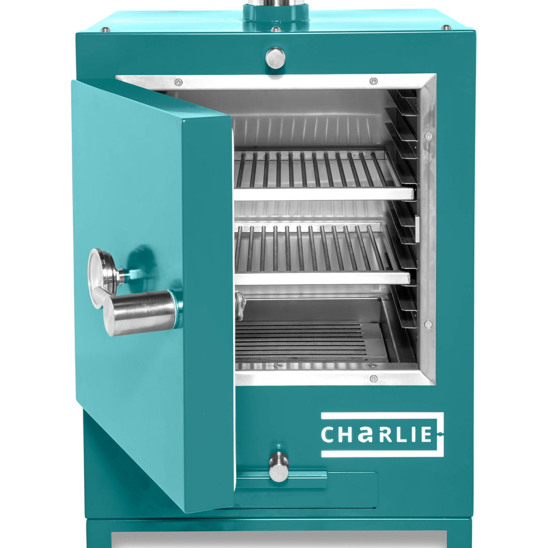 Cheeky Charlie Charcoal Tabletop Oven - Teal Duck - Charlie Oven
