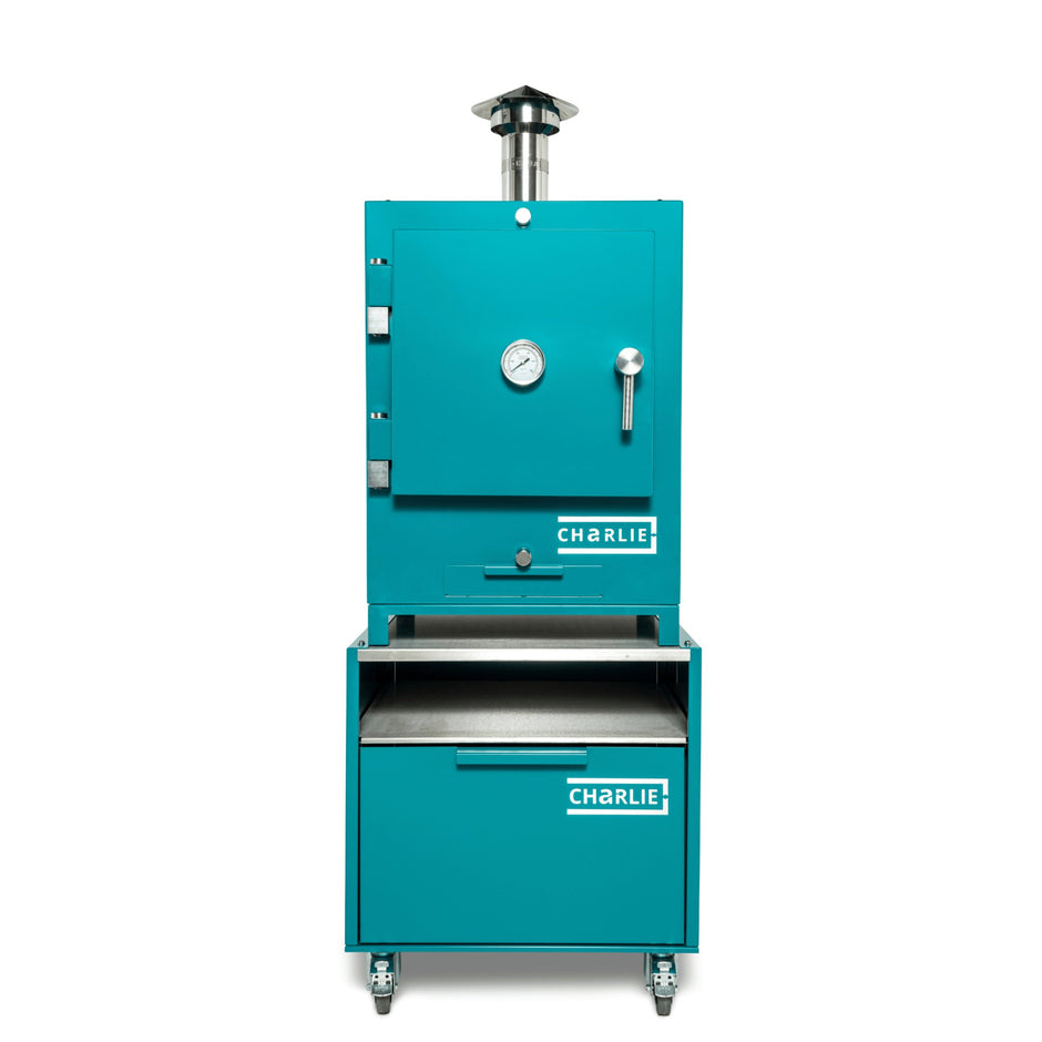 Outdoor Cooking Pizza Oven, Smoker and BBQ Charcoal Grill Charlie Oven